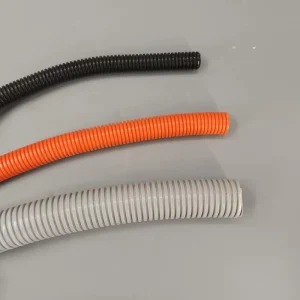 25mm PVC Corrugated Conduit Orange Plastic Pipe Electric Tube Flexible