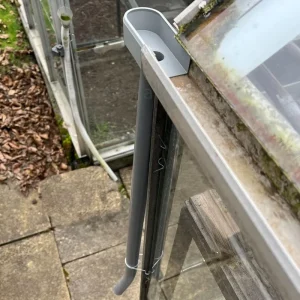 2pack 35mm Greenhouse Guttering Downpipe Rainwater Kit for Outdoor Garden Greenhouse