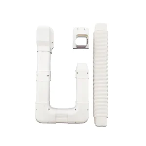 3″ 4″ 5″ Easy Installation PVC Ducts Line Set Cover AC Air Conditioner Decorative Pipe Cover Air Conditioning Trunking