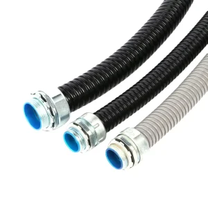 3/4 Inch 20mm Electrical Corrugated Metal Hose Galvanized Steel PVC Coated Flexible Conduit For Cable Protective Cover