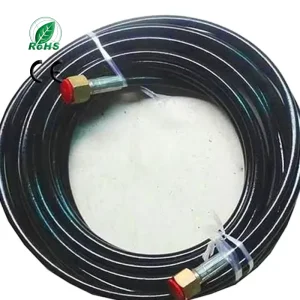 3/8 Inch Nylon Resin Pressure Washer Hose 4000 PSI High Pressure Spray Hose for Airless Paint Sprayer Equipment