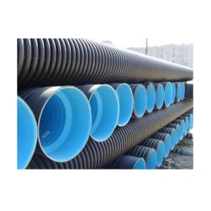 3 Inch 6 Inch Corrugated Drain Land Field Drainage Plastic Sewer Pipe Black