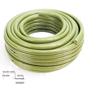 3 Layers 15m 20m 100m Flexibility Green PVC Plastic Watering Home Cleaning Garden Watering Hose Pipe for Irrigation Watering