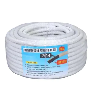3.0mm Thick Plastic Air Conditioning Drainage Pipe with Sun Protection Anti Aging Durable Easy Installation for Home Use