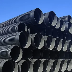 300mm 400mm 500mm HDPE Sewage Pipe Double Wall Corrugated Polyethylene Pipe 16 Inch HDPE Drainpipe