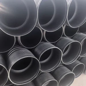 300mm Dwc 500mm 600mm Sn8 Sewage Double Wall Hdpe 6 Inch Corrugated Pipes Price or Drainage