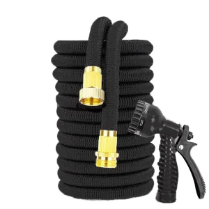 30m Telescopic PVC Hose 1/2” 1500psi Pressure Anti-Abrasion Flexible Soft for Garden Car Wash Lawn Irrigating