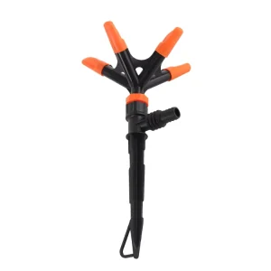360 Degree Gear Drive Plastic Rotating Sprinkler Agricultural Watering Irrigation Sprinkler for Farm Garden Made Durable PP