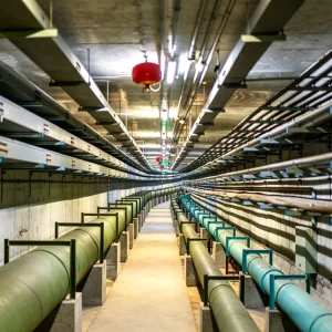 3LPE Spiral Coated Steel Pipe Double Sided Plastic Coating for Underground Sewage