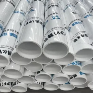 3S PP Polypropylene Silent Drainage Pipe 3 Layer Corrosion Resistant 95℃ Flexible Socket Connection Residential Hotel Building