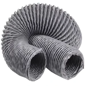 4″ 10m Stretchable Flexible Pipe Duct Slim Underground Air Duct Hose Flexible PVC Duct