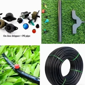 4/7mm PVC Drip Irrigation System Water-Saving Garden Water Pipe Plastic Home Farm Greenhouse Connect Hose