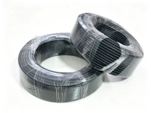 4.5*7.5 Black PE Corrugated Conduit Pipe Flexible Plastic Tube for Wire & Cable Protection Electrical Wiring Loom Harness