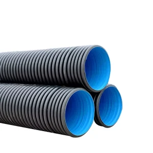400mm SN8 PE Sewage DWC Plastic Drainage Corrugated Pipe