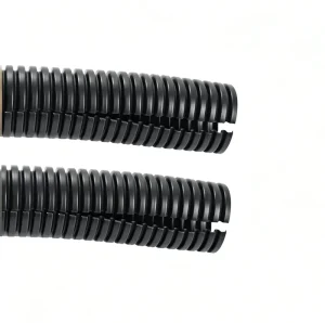 42.5mm High Temperature Resistant Nylon Corrugated Conduit Open Type Flame Retardant Wire Cable Protective Sleeve