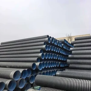 48 Inch HDPE Double Wall Corrugated Culvert Pipe SN8 for Large Scale Sewer Projects