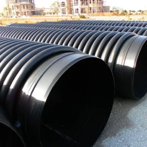 48 Inch HDPE Polyethylene Double Wall Corrugated Pipe Large Size High Pressure Culvert Krah Pipe for Drainage