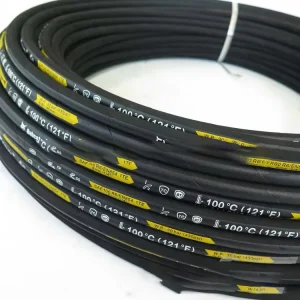 4SH Silicone Hydraulic Hose EN856 Standard 400 Bar High Pressure 30mm Outer Diameter High Tensile Steel Wire Braided for