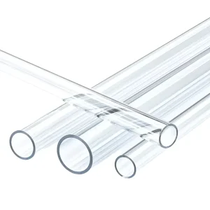 4mm OD X 2mm ID Clear Hard PC Drain Pipe 1000mm Length Transparent Extrusion Thin Tube for Garden Use Customizable