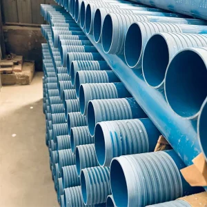 5 Inch Slotted Borehole Borewell Pvc Filter Pipe Water Well Screens Casing Well Deep Bore Pipe For Drilling Water Well Borewell