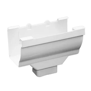 5.2 Inch Gutters Roofing Rainwater Drainage System Material PVC Pipe Fitting Drop Outlet Downspout Channels Vinyl Gutters