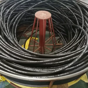 5000 PSI R1 R2 4SP SH 3sp 6sp Reusable and Custom High Pressure Washer Braided Hydraulic Rubber Hose Pipe With Steel Wire Inside
