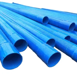500mm 560mm High Pressure Durable PVC Borehole Casing Pipes for Water Well Drilling