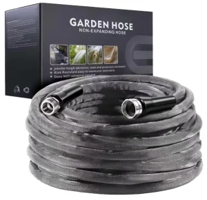 50FT Lightweight Flexible High Pressure Water Hose Abrasion Resistant Kink-Free Durable Sturdy 5/8” Garden Washing