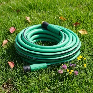 50FT PVC High Pressure Braided Garden Hose Multi Purpose Tube for Pet Bath Patio Floor Plant Watering