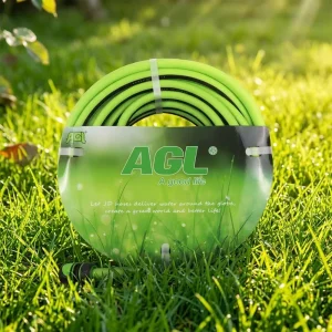 50FT PVC High Pressure Braided Garden Hose Wear Resistant Pipe for Car Washing