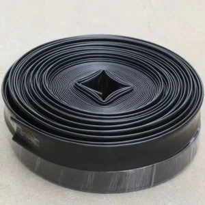 50mm Diameter 0.5mm Thickness PE Layflat Hose 100m Length Per Roll Plastic Flat Water Hose for Agriculture Garden Irrigation