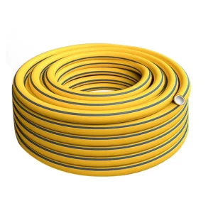 5M 10M 20M 30M 1/2″ 3/4″ 1″ Yellow PVC Tube Water Soft Hose Pipe with Fittings Sets Garden Car DIY