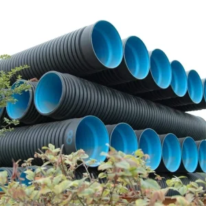 6 Inch 300mm 1200mm 1500mm Plastic Black Polyethylene Drainage Culvert HDPE Double Wall Corrugated Pipe