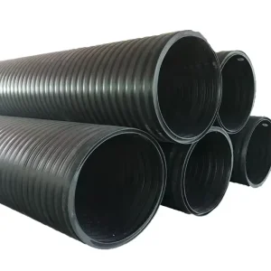6 Inch Hdpe Wound Spiral Corrugated Sewage Drainage Hollow Wall Winding Pipe