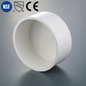 6 Inch PVC Pipe Vent Cap ASTM D2466 Standard Sch 40 Drainage Breathable End Cover Plumbing Plastic Fittings