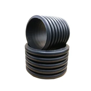 600mm Twin Wall Corrugated SN16 PE Polyethylene for Sewerage Big Diameter Manufacturer HDPE Drain Pipe