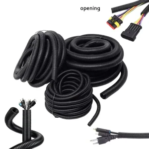 7.5mm-34.5mm PP Insulated Corrugated Pipe Wire Hose Threading Hose Plastic Corrugated Pipe Protective Cable Sleeveing