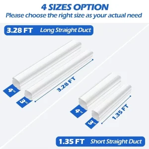75mm*65mm 100mm*65mm Gas Powered Commercial HVAC Durable Plastic Decorative Lineset Covers