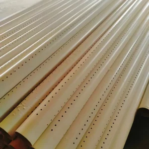 75mm PVC Perforated Drainage Pipe Drain Drip Irrigation Tube
