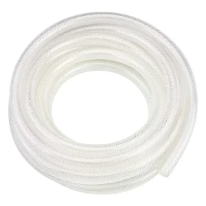 8*5 Reinforced PU Braided Flexible Air Hose Reel Polyurethane PU Pipe Transparent High Pressure Polyurethane Clear Braided Hose