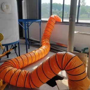8 Inch 200mm 10m PVC Flexible air Duct Waterproof Fireproof Strong air Conditioning air Duct Retractable Pipe