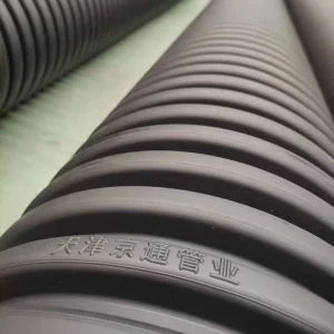 800 mm 32 Inch Hdpe Double Wall Corrugated PE Drainage Pipe Dwc Hdpe Plastic Culvert Pipe