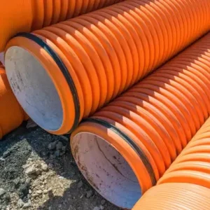 800mm SN4 SN8 HDPE Large Plastic Double Wall Corrugated DWC Drain Culvert Pipe for Waste and Drainage