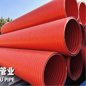 800mm Sn4 Sn8 Hdpe Large Plastic Double Wall Corrugated Dwc Drain Culvert Pipe for Waste and Drainage