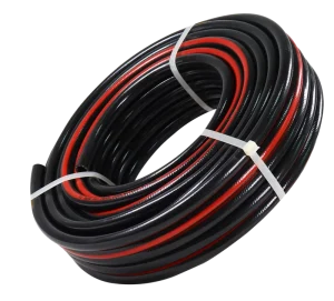 8mm 100m 40bar Smooth Surface High Pressure PVC Hose Flexible Oil Abrasion Weather Resistant Air Compressor Hose Irrigation ISO