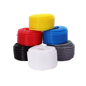 8mm-40mm PE Plastic Winding Multi Color Flexible Electrical Tubing Cable Protection Conduit Customizable