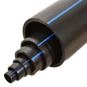 90mm 110mm HDPE Pipes High Pressure Urban Water Supply Drainage Welding 12.5 Food Grade PE Material 6mm Thickness