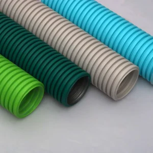 90mm Anti Corrosion Lightweight Anti-microbial Smooth Inner Wall HDPE Fresh Air Pipe for HVAC System