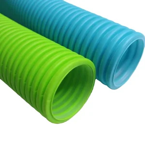 90mm HDPE Double Wall Corrugated Ventilation Pipe 50m Long Easy Installation Airtight for Central HVAC Systems