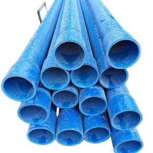 90×3.5mm Blue PVC Plastic Water Pipe High Pressure 0.8MPa Flexible Agricultural Irrigation Drainage Moulding